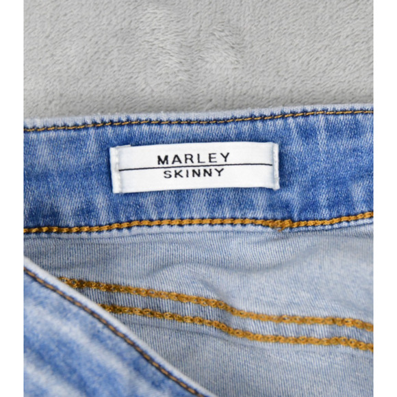 VIGOSS Jeans Womens 30 (29x27) Marley Blue Denim Skinny Stretch - Picture 2 of 11